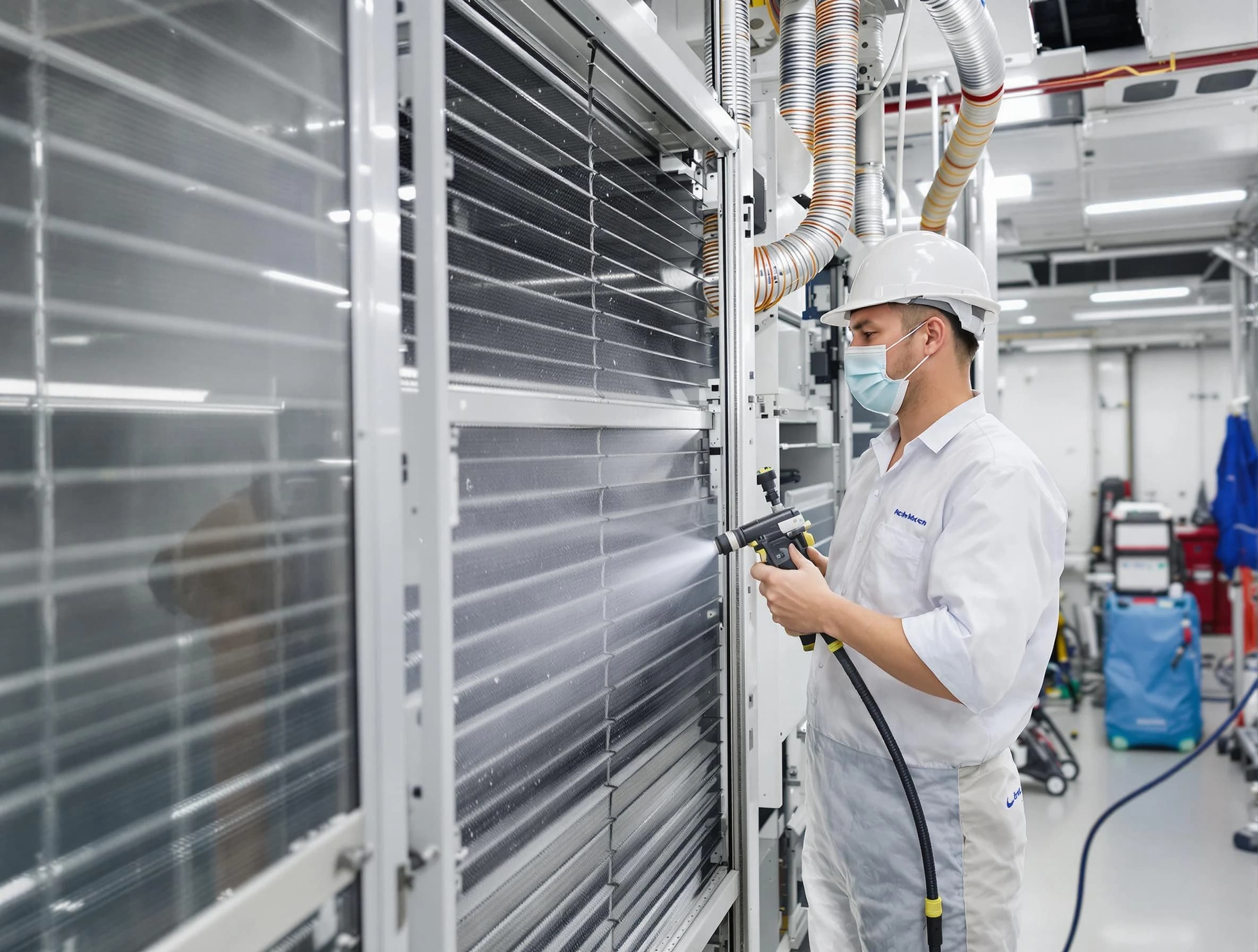 Professional AC coil cleaning by Birmingham Air Duct Cleaning in Birmingham